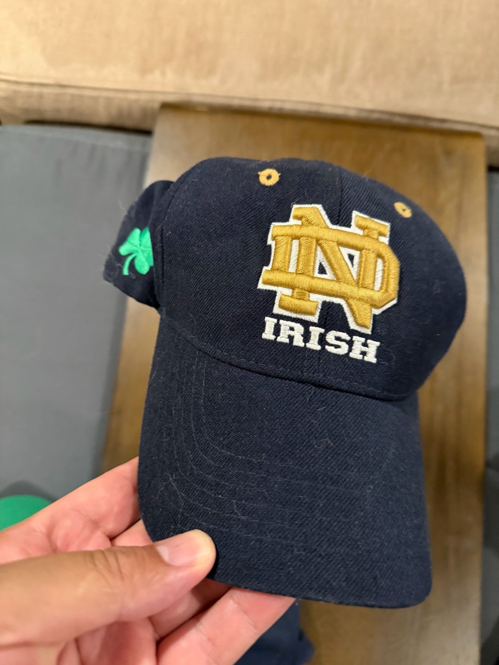 Notre Dame Irish Navy Baseball Cap